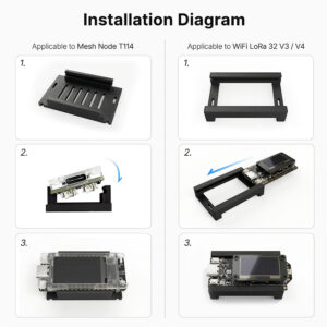 Heltec Solar Kit montavimo pavyzdys