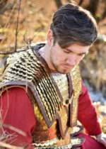 Lorica Squamata, žalvarinis Scale šarvai su Shoulder Doubling
