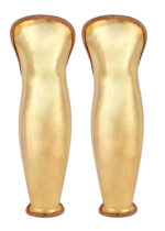 Greek Greaves, Brass, Pair
