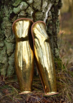 Greek Greaves, Brass, Pair