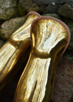 Greek Greaves, Brass, Pair