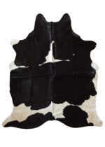 Cowhide, black-white