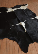 Cowhide, black-white