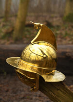 Thraex Gladiator Helmet, Brass