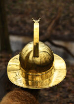 Thraex Gladiator Helmet, Brass