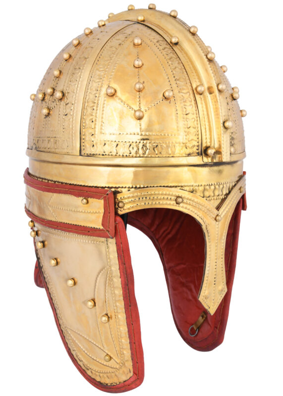 Deurne helmet, 4th century, brass