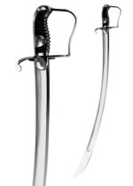 Cold plienas 1796 lengvas Cavalry Saber su plienine makštimi