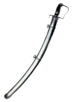 Cold plienas 1796 lengvas Cavalry Saber su plienine makštimi