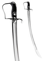 Cold plienas 1796 lengvas Cavalry Saber su medine-odine makštimi