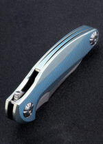 Rikeknife 1503-GB aukso/mėlynas kišeninis peilis