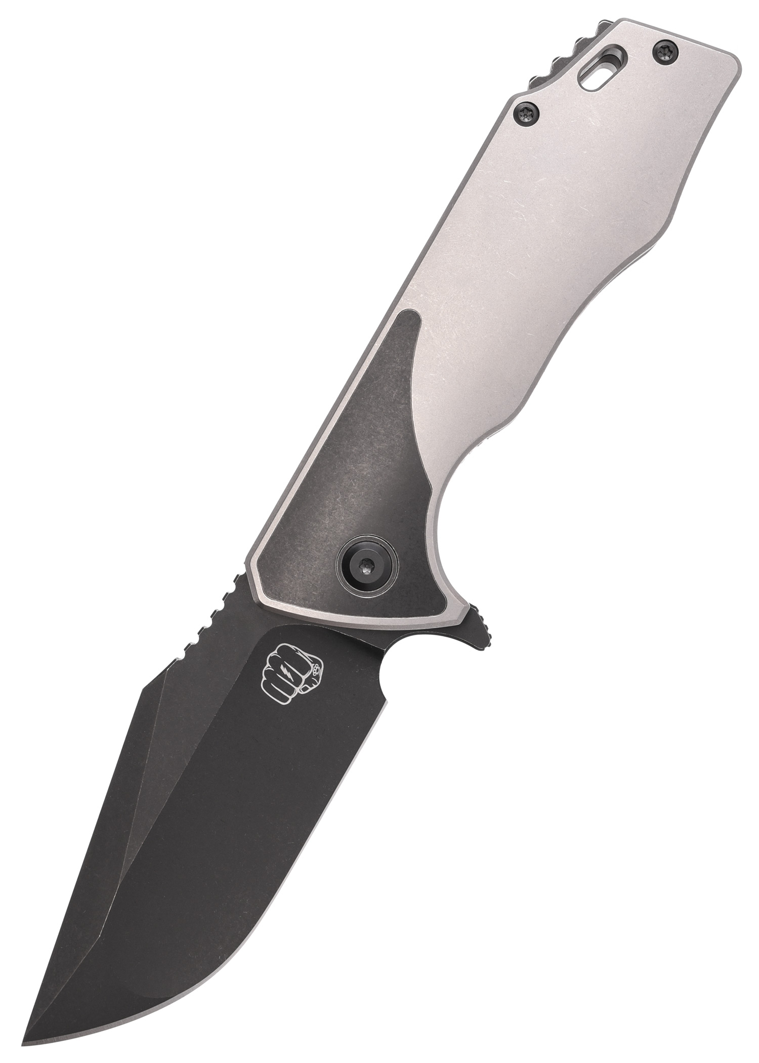 J-Cape V4 Exclusive Reverse Tuxedo flipper lenktinis peilis J-Cape V4 Exclusive Reverse Tuxedo flipper lenktinis peilis