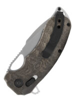 SOG Kiku XR Satin sulenkiamas peilis, Linen Micarta
