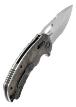 SOG Kiku XR Satin sulenkiamas peilis, Linen Micarta