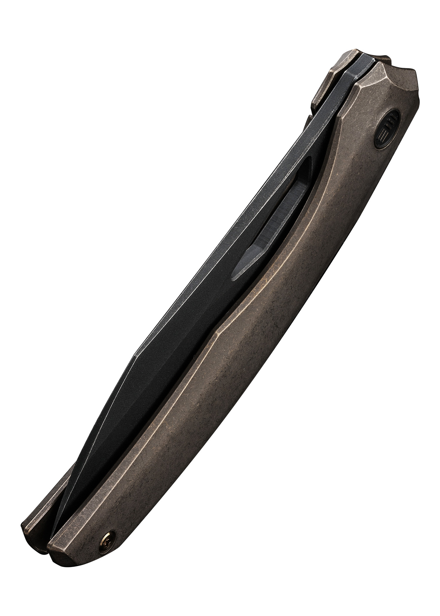 WE Knife IGNIO TITANIUM BRONZE sulankstomas peilis