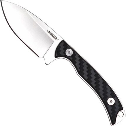 Kaklo peilis „Neck Knife" su anglies pluošto tekstūra