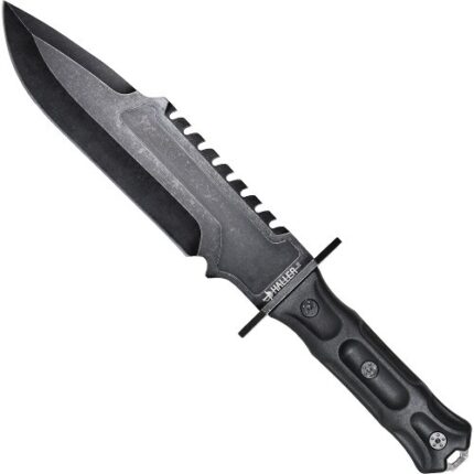 Lauko peilis su bowie ašmenimis ir apsauga