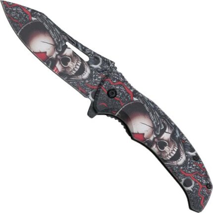 Haller Pocket Knife Nightmare IV - dekoruotas kišeninis peilis