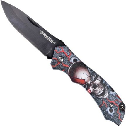 Haller Pocket Knife Zebra Wood lenktinis peilis