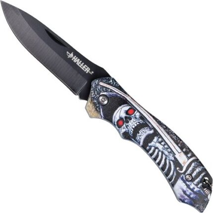 Haller Pocket Knife Nightmare lenktinis peilis su segtuku