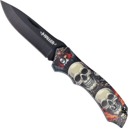 Haller Pocket Knife Nightmare lenktinis peilis su segtuku