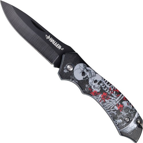 Haller Pocket Knife Nightmare mini peilis su raktų žiedu Haller Pocket Knife Nightmare mini peilis su raktų žiedu